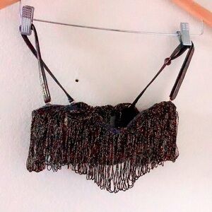 Metallic Zac Posen bra size XS